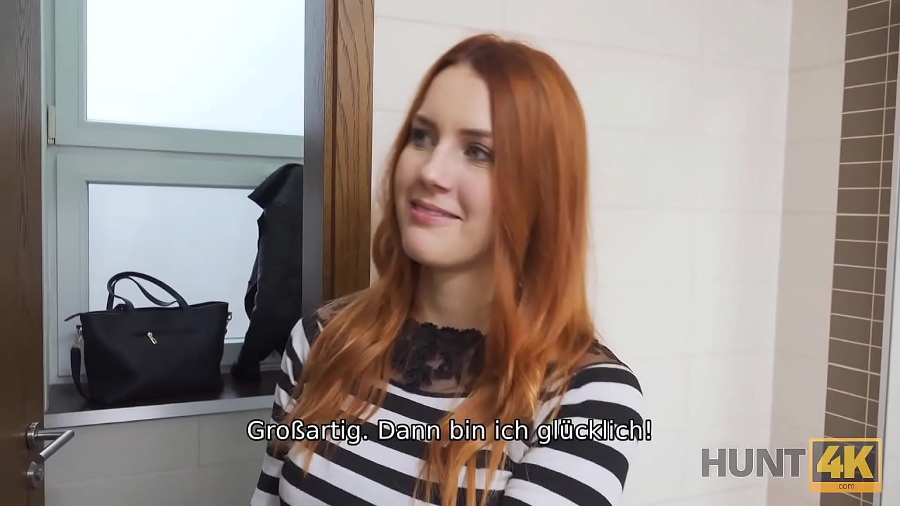 HUNT4K. Ingwer mit rundem Arsch von Fremdem vor Cuckold BF gebohrt