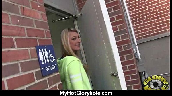 Gloryhole Blowjob Hottie makes every dick cum 3
