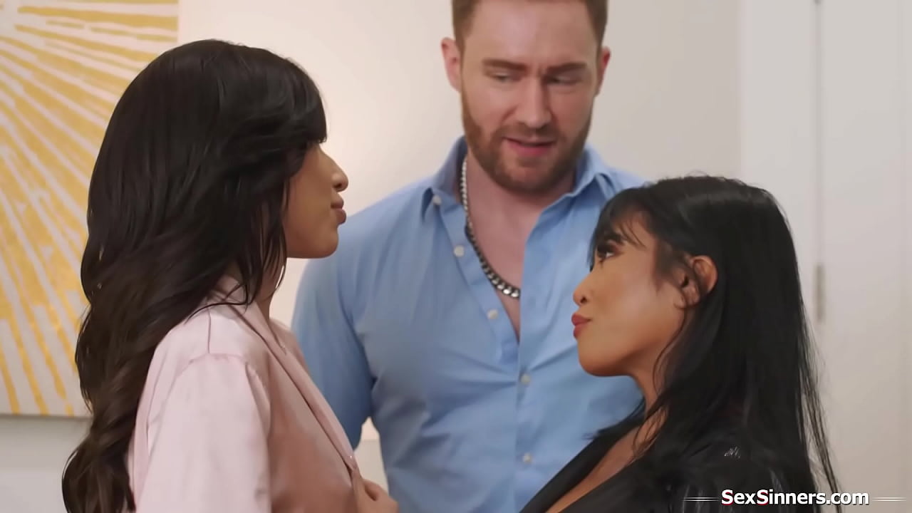 Bi curious latin wife Hime Marie agreed to a threesome and is a bit nervous.Big tits asian Ember Snow comforts her and after a 69 oral they squirt