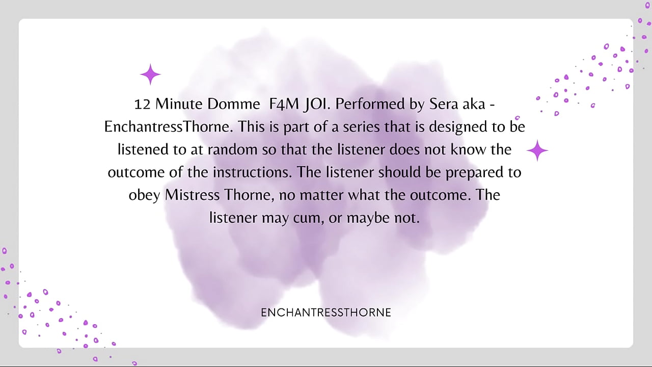 F4M FemDom JOI Denial 7