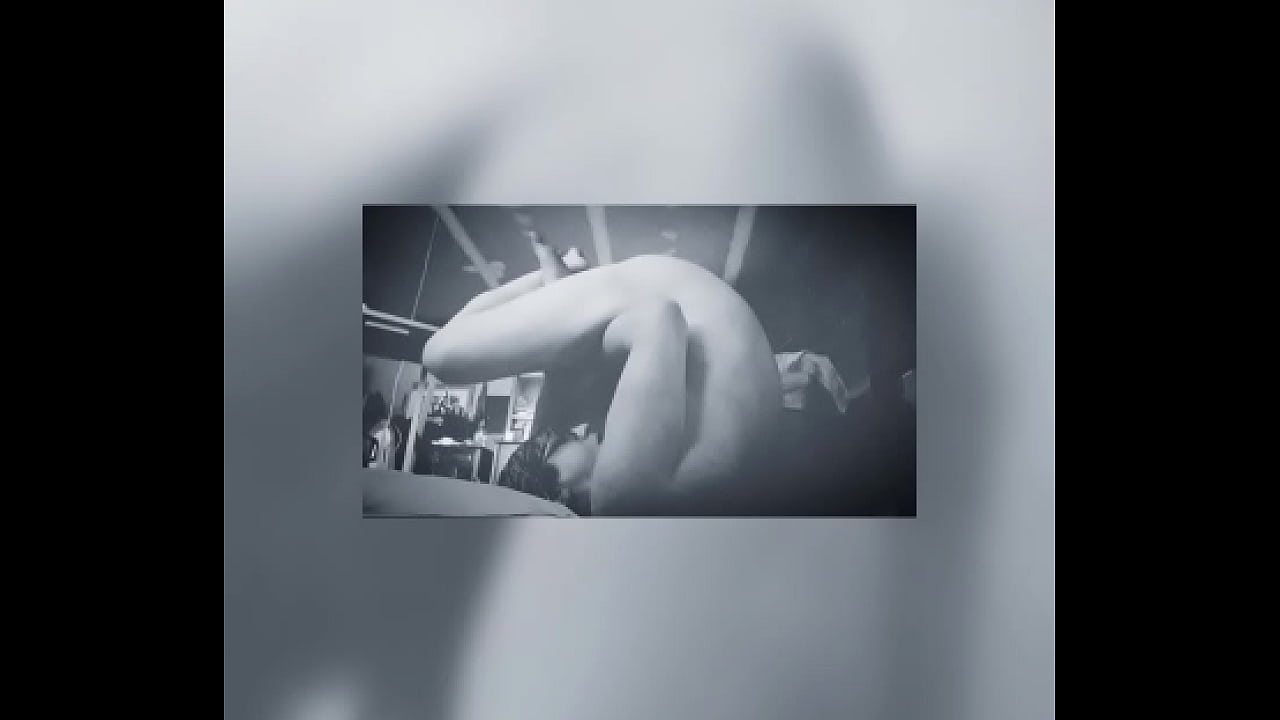 Spray a black and white load into mouth