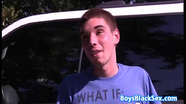 Muscular Blacg Gay Dude Fuck White Twink With His BBC