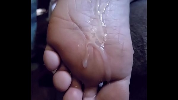 I want to see my feet covered, I mean COVERED in cum!
