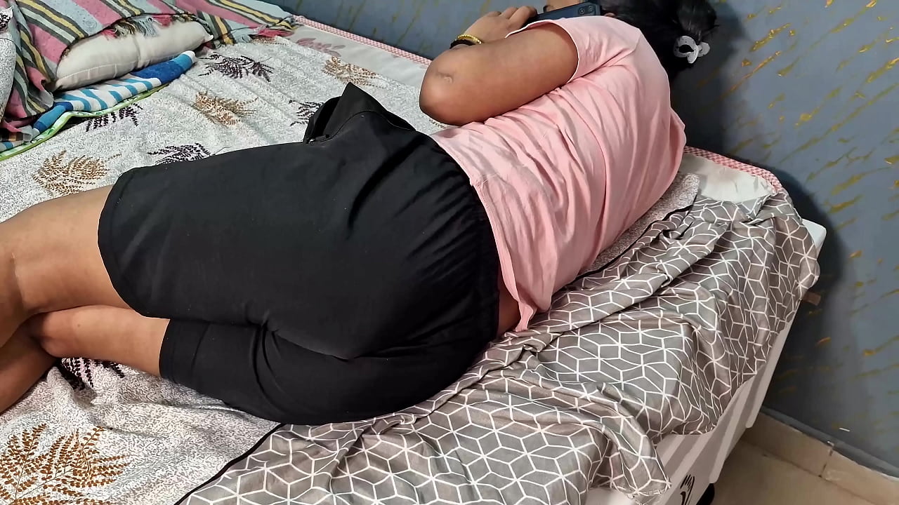 Caught step sister doing naked video chat then fucked her like a bitch (Hindi audio)