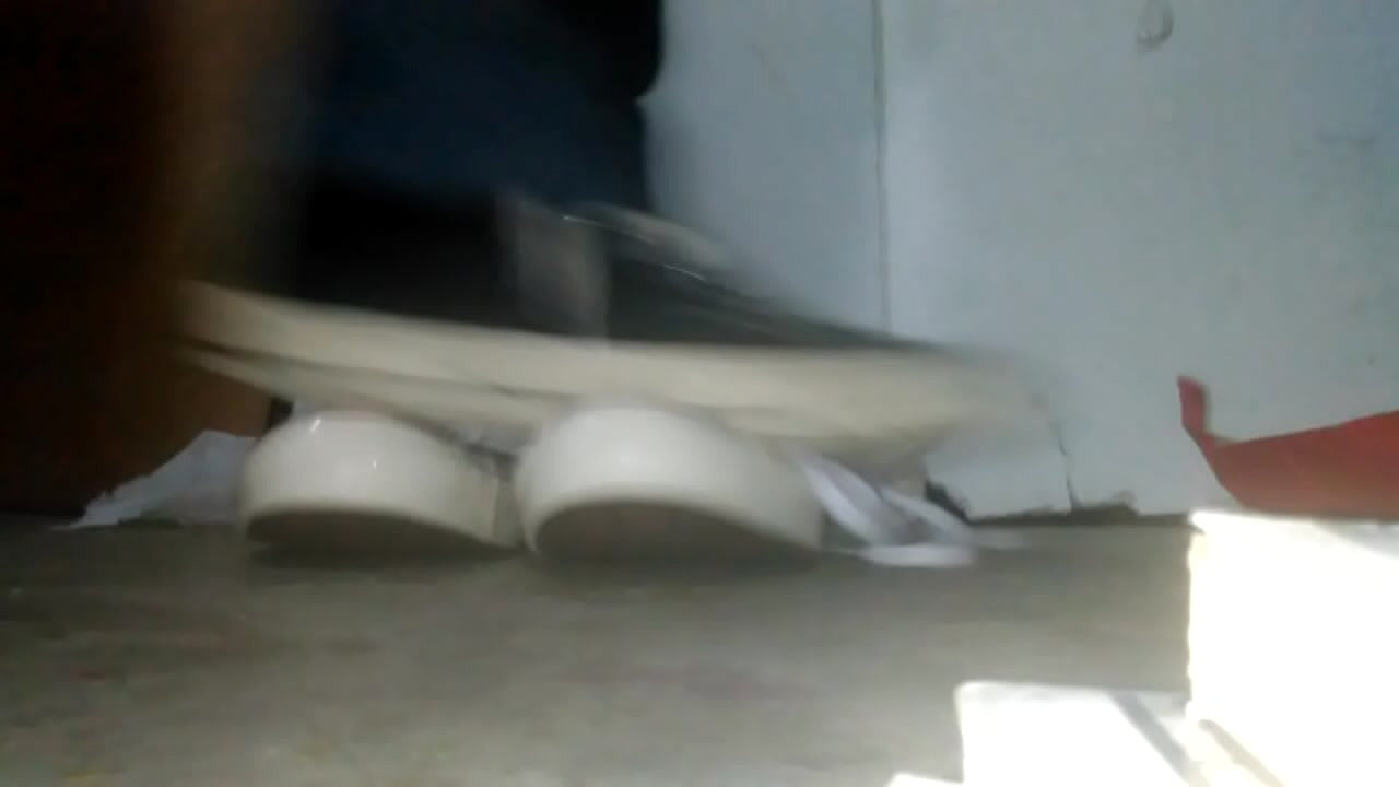 Trashed and muddy my new sneakers white 70s