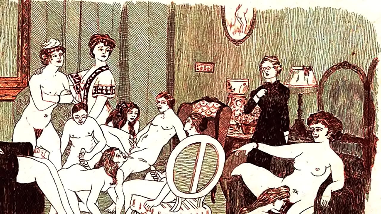 retro erotic drawings