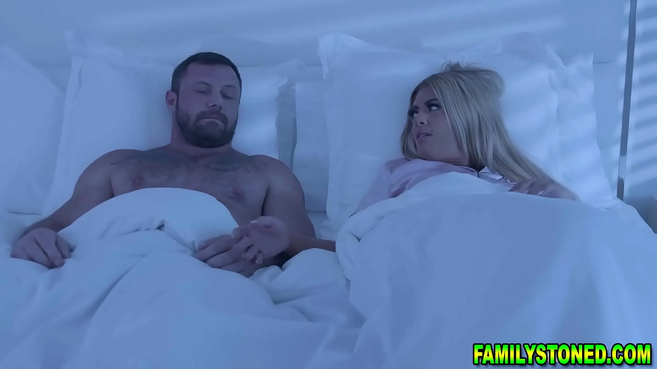 BIanca Bangs gets caught masturbating again by her stepdad