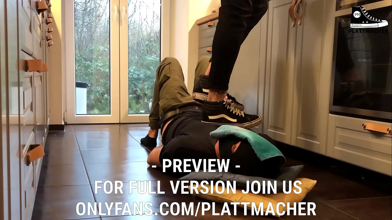 hard trample on the human doormat with vans