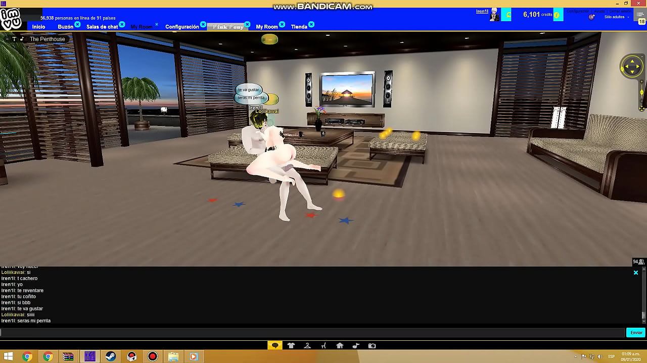 dandole duro a esta guarra