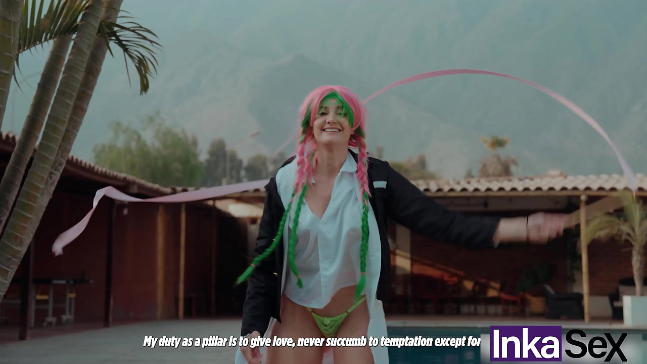 Mitsuri inocente recibe tremendo anal de Tanjiro y le llena la cara de leche - VIDEO COMPLETO