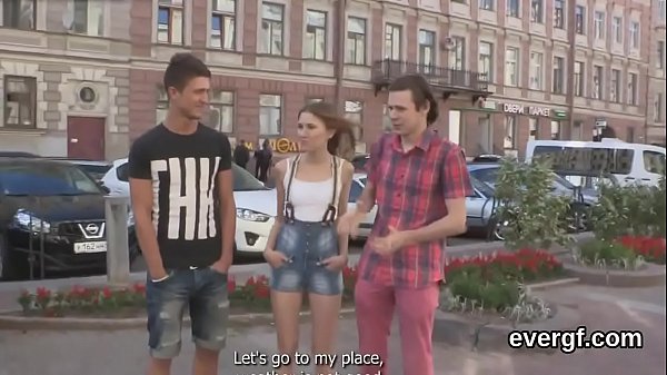 Skint bf lets sexy friend to nail his ex-girlfriend for cash