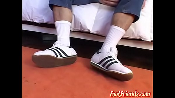 Gentle foot fetish softcore session