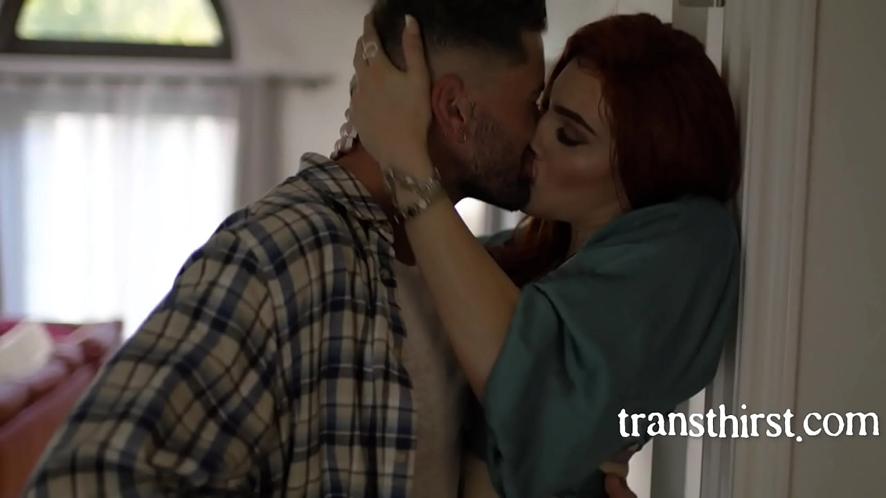 Redhair TS Beauty Picks Up A Man To Bareback When Husband Is Away