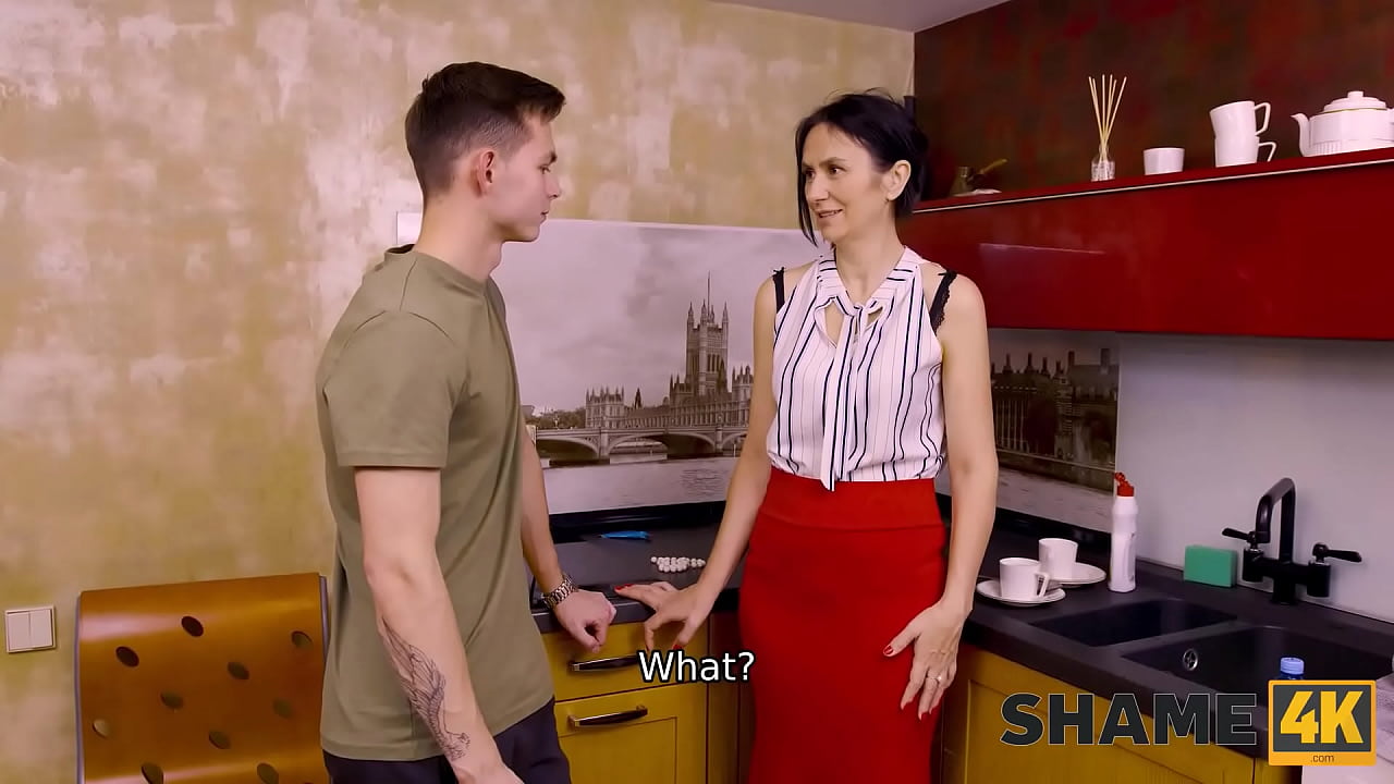 SHAME4K. A hung fellow cant wait to penetrate the mature seductress