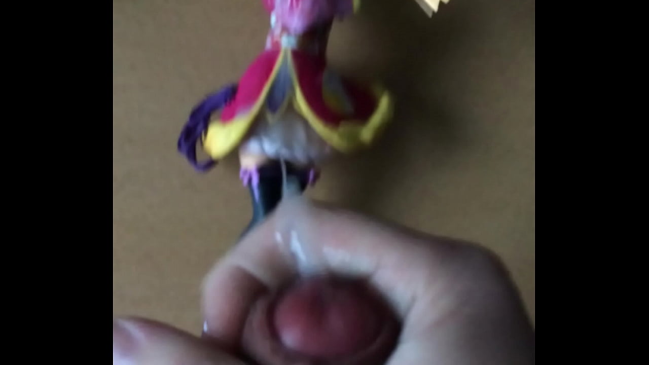 cum shot on figure.MOV