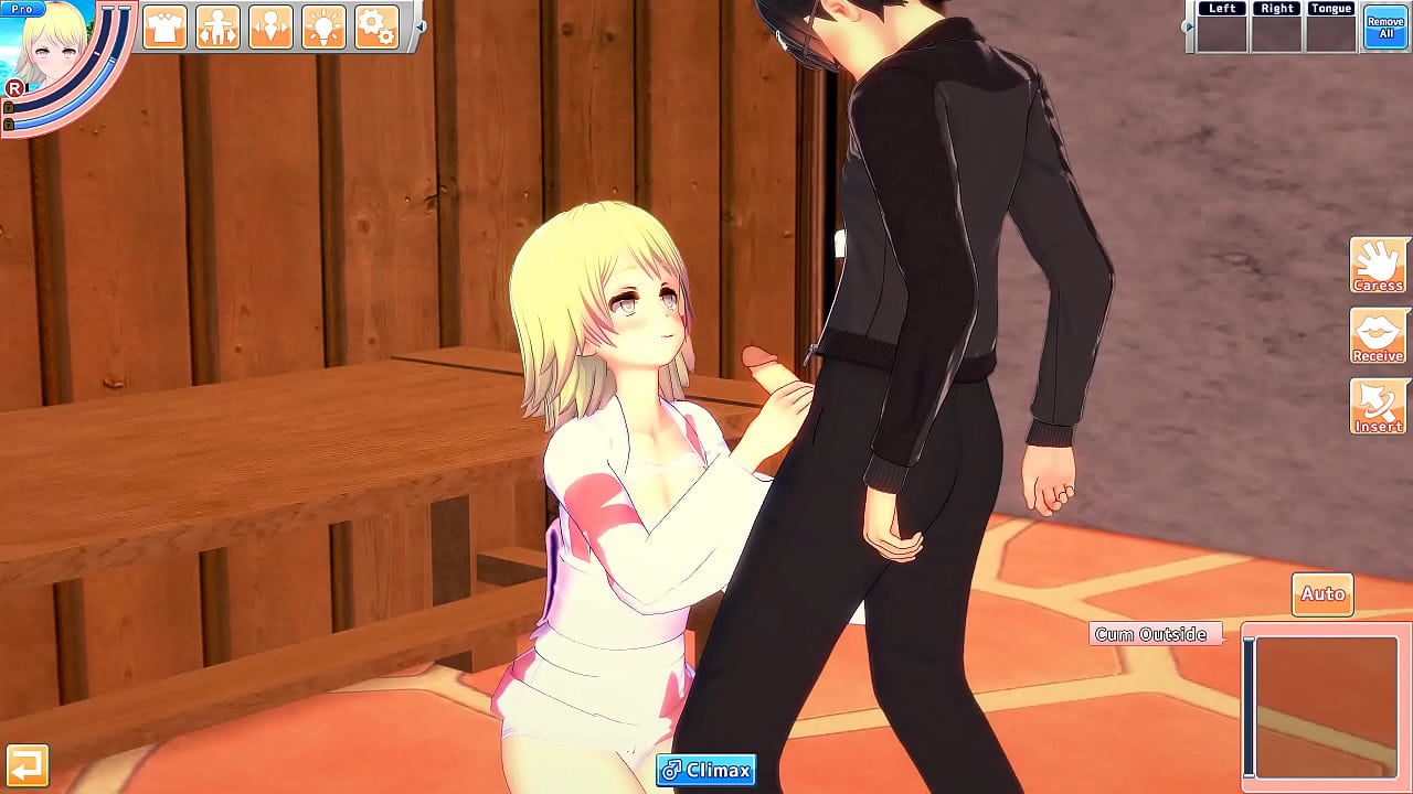 Koikatsu Elanor Babe Enjoys A Cock Outdoors