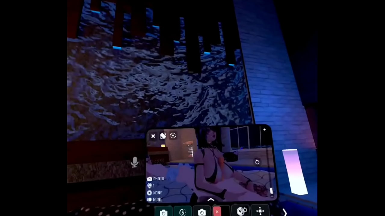 Character: MistressMegara. Tit-fucks a guy!! (Vrchat ERP)