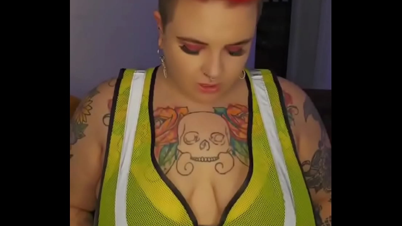 Who's down for the idea? Workman and workwoman having some fun