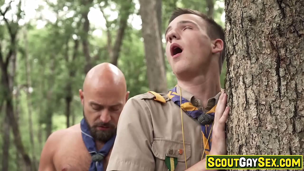 Open you mouth, boy! Scouts have gay sex!