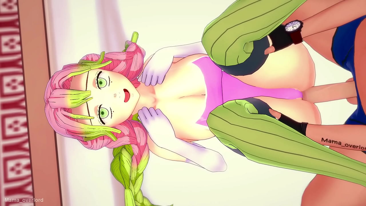 Kanroji Mitsuri lleva su ba&ntilde;ador y quiere tener una gran polla en su interior (hentai)