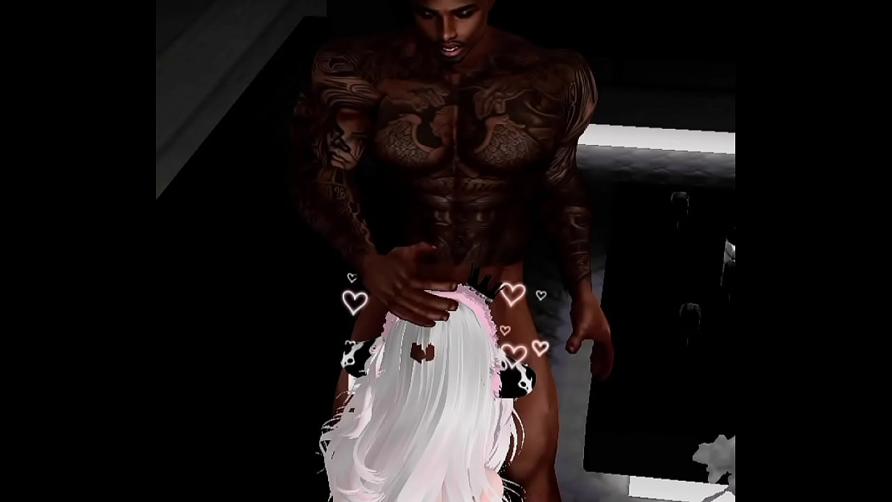 Imvu - Termino llena de leche por la BBC de un negro