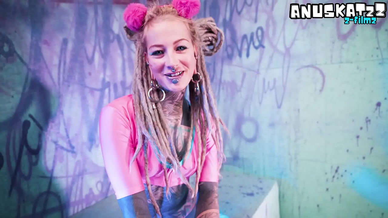 Tattooed girl solo Double Penetration with Toys, Anal Play & ATM