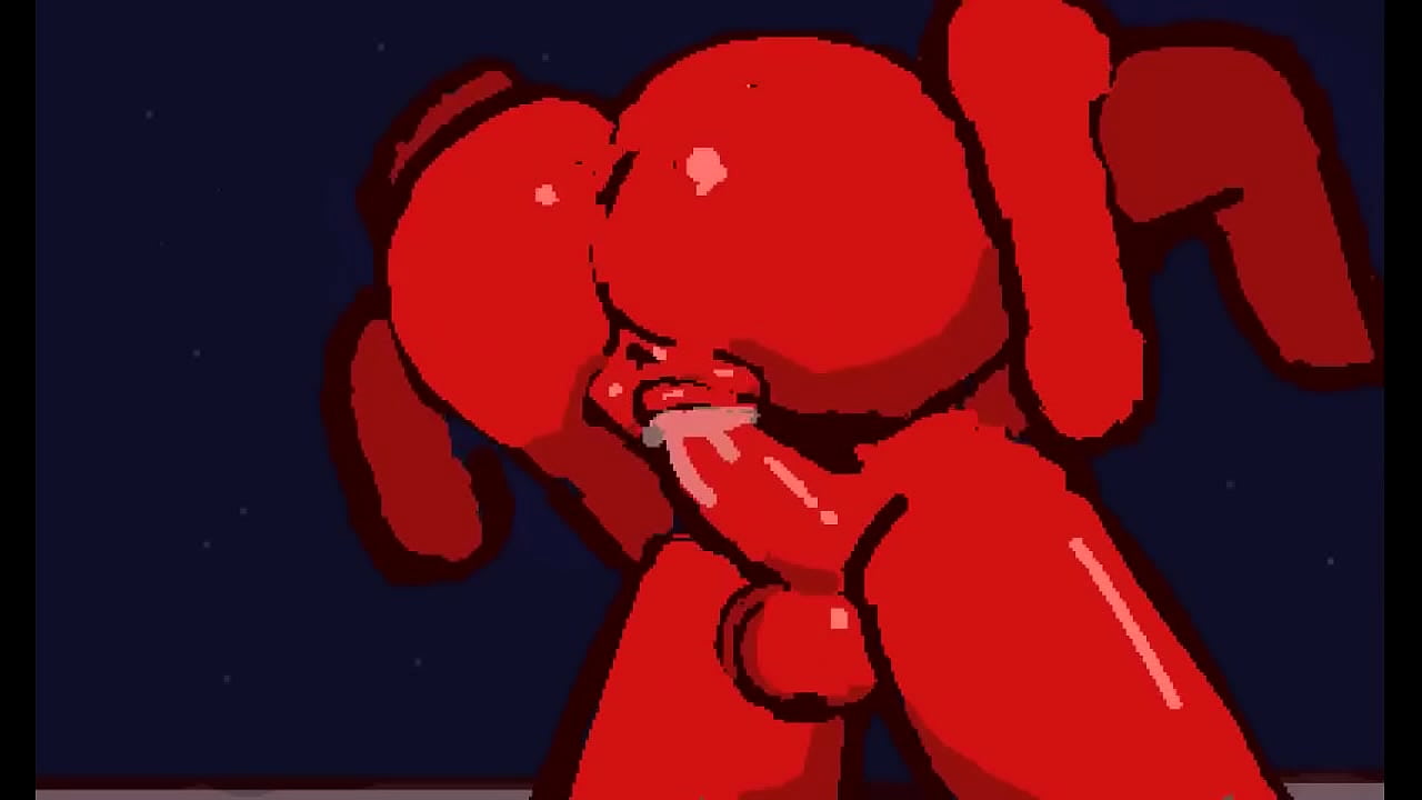 Horny red stickwoman