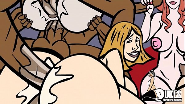 European MILFs fucked at a big black dick orgy!