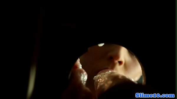 Toy loving babe covered in hot cum