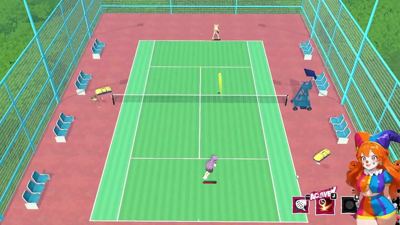 Academy Love Saga Tennis Angels EX - Part3 - Rachelle standing sex in the shower