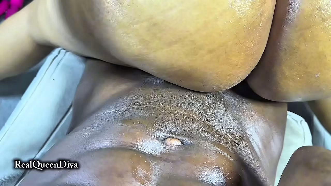 Bouncing off his bbc cock while he nuts off