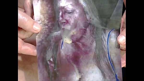 horny cum slut gets a load on her face and big tits by Kater xxx