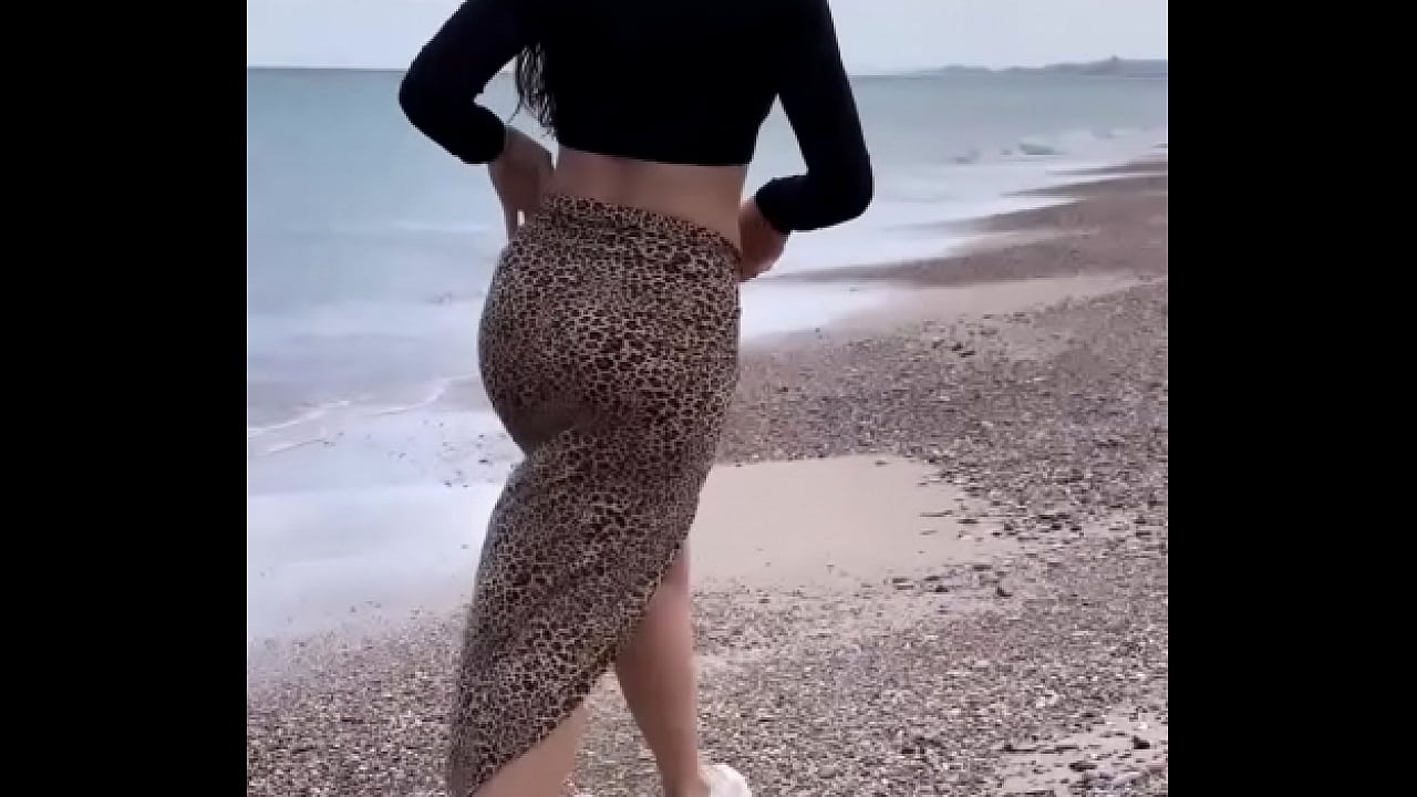 Hot & Sexy Latina Milf Bech with With Random Boy