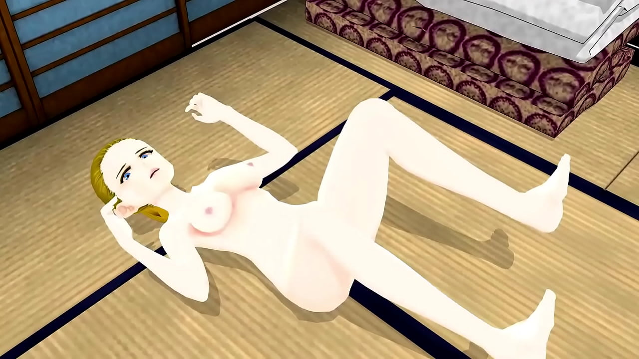 エマ　金髪美女のタオルをもぎ取り全裸にしてやったｗｗｗ【モロ見え】