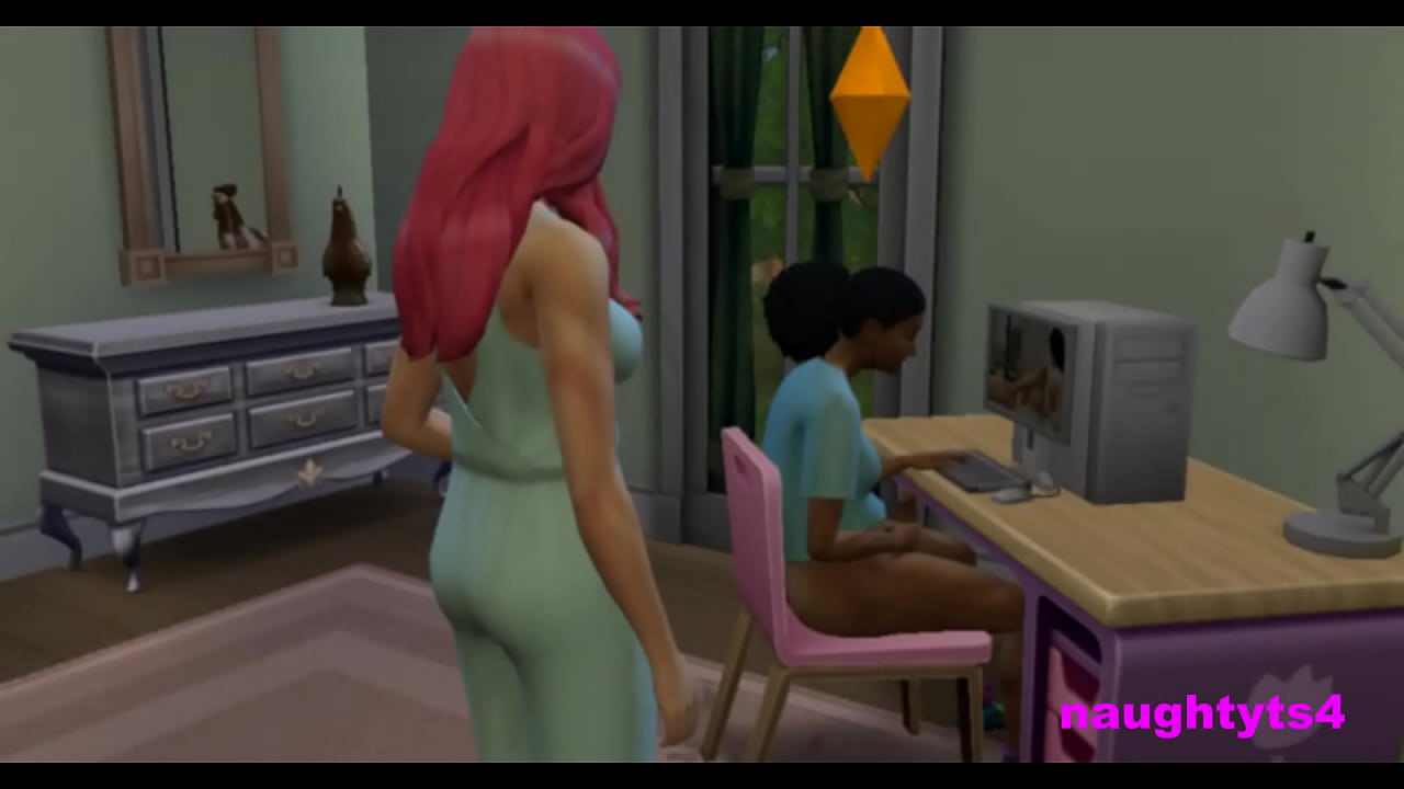 Girl Gets Anally Punished For Catching Futa Jerking Off