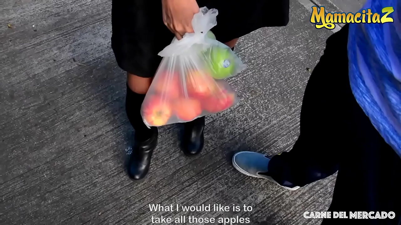 CARNE DEL MERCADO - Luna Castillo - Sexy Colombiana Blows And Fucks Hard With Alex Moreno