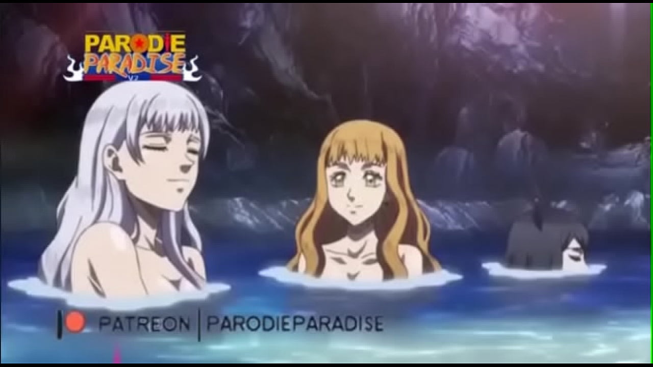 Black clover Asta fucks Mimosa in the Kingdom of the Heart in front of Nero.