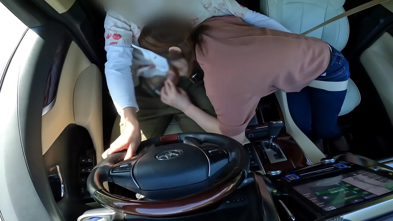 人妻と車での不倫動画