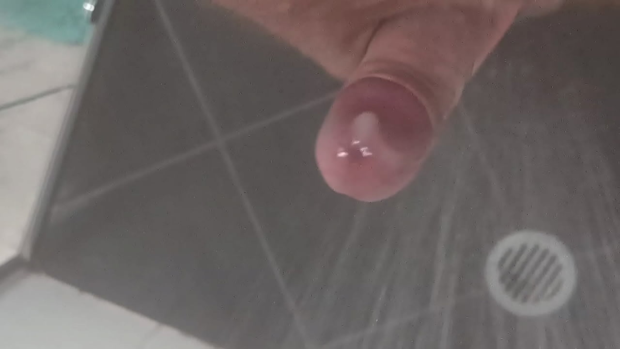Cumming in the shower