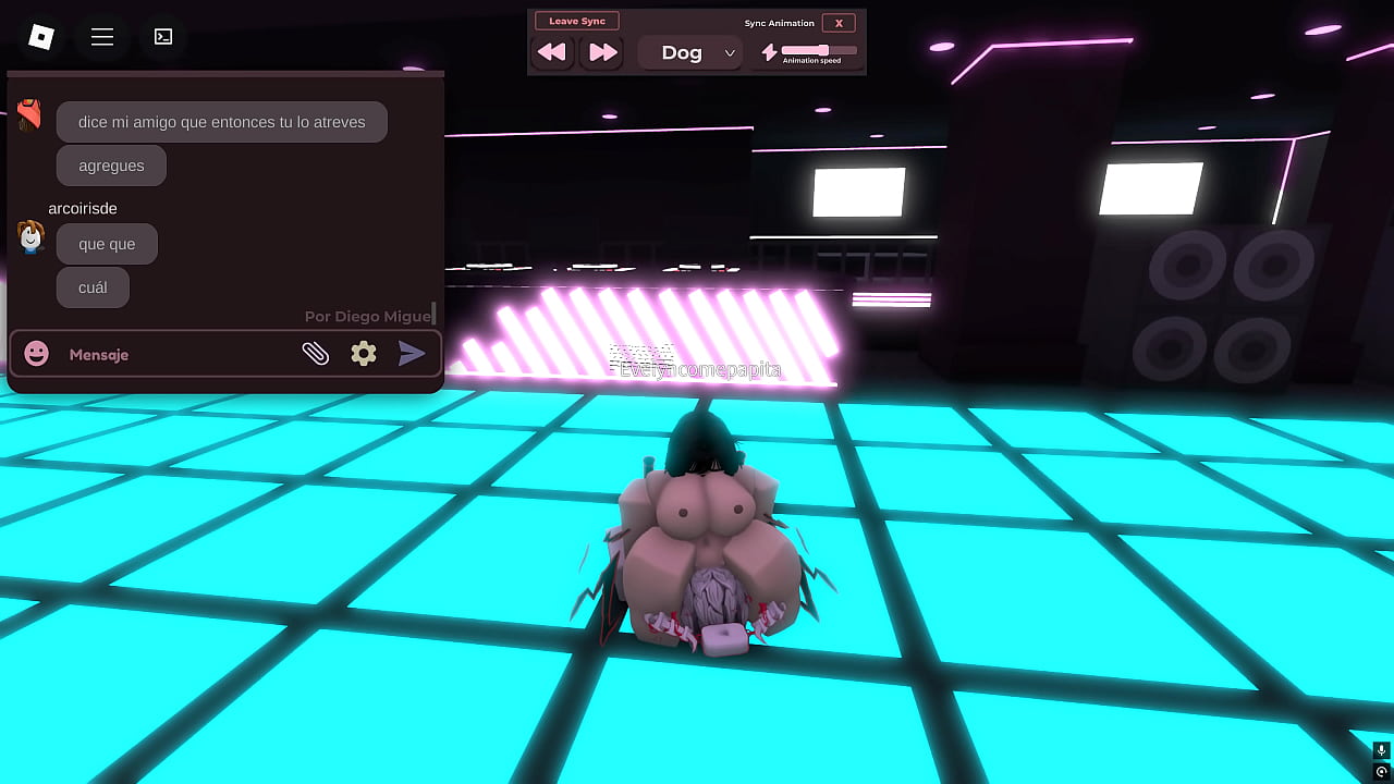 Jugadora de Roblox es follada sin parar