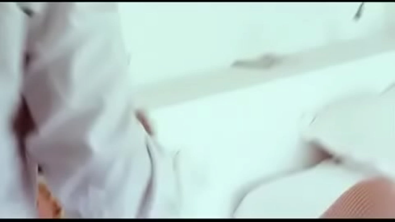 Deniska on Bed Wearing Lingerie Masturbating as Man Screws Her Anal