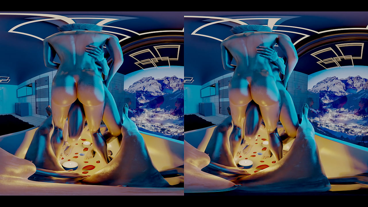 VReal 18K Ada , Claire rubbing breasts while Jill, Ashley are fingering