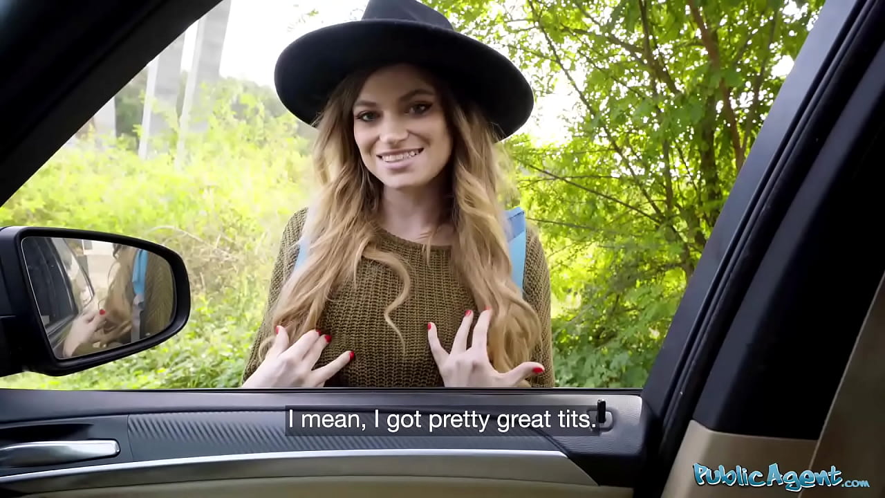 Public Agent Big boobs tourist fucks massive cock for free ride