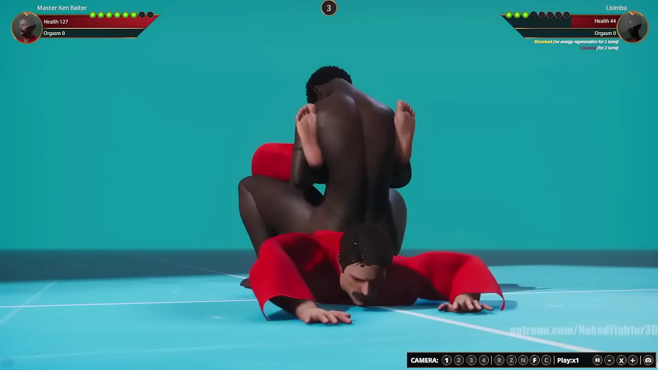 Master Baiter VS Lisimba [NF3D Mixed MMA Combat Maledom]