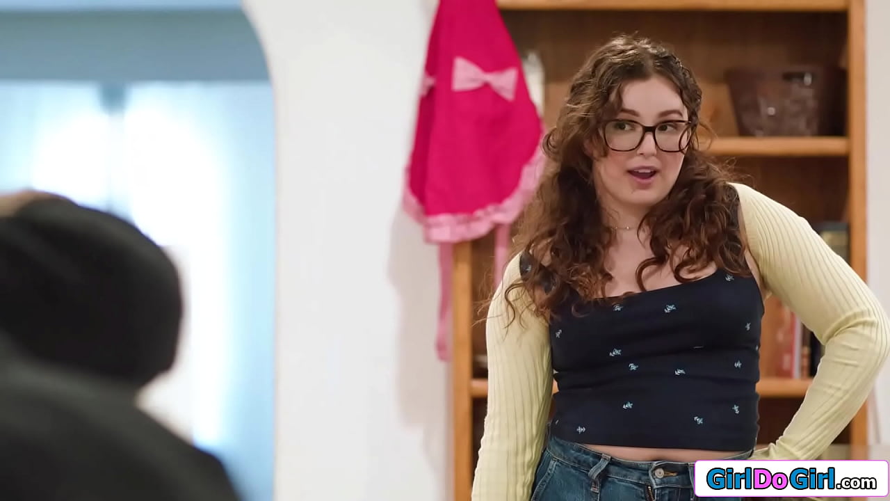 Busty stepmom Little Puck forgot she still had her strapon on ifo her virgin stepdaughter Leana Lovings.The petite teen wants the milf to be her first