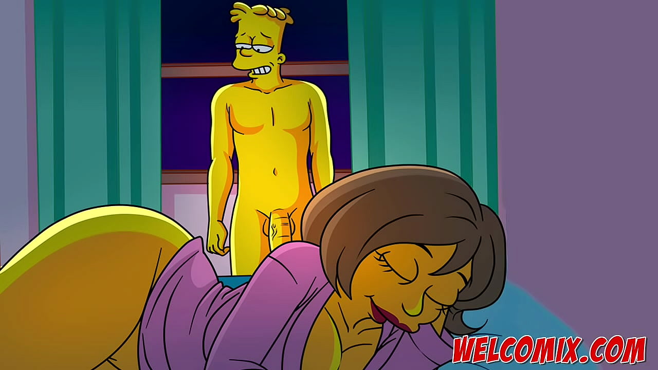 Barty fucking the hot MILF's ass! Simpsons porn toons