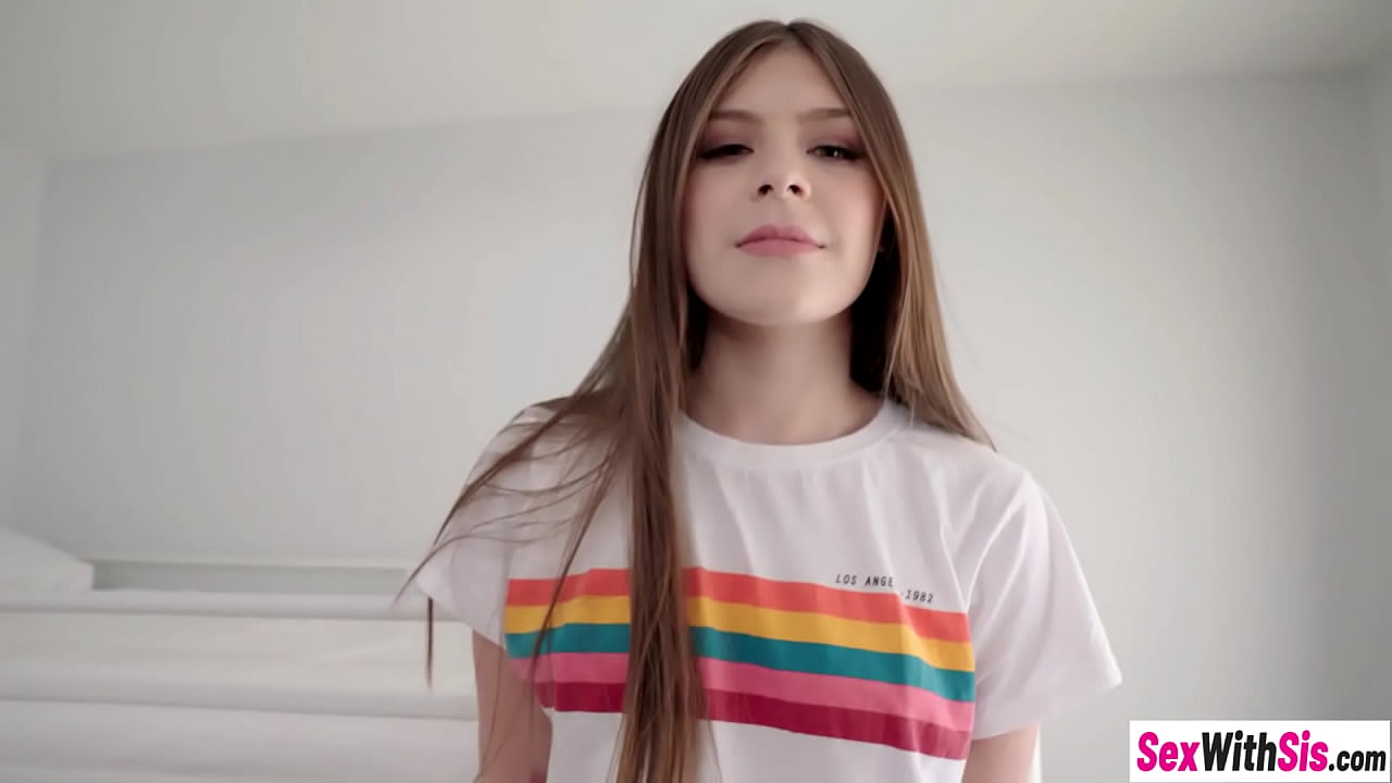 Hot babe enjoyed hardcore pussy fucking by a stepbro