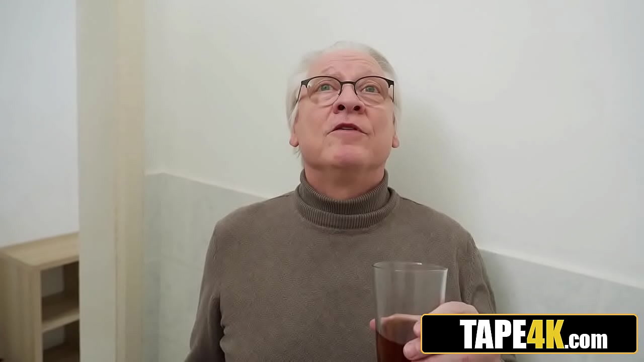 Old Fart Fucking His Son's Petite Hot Kleptomaniac Fianc&eacute;e