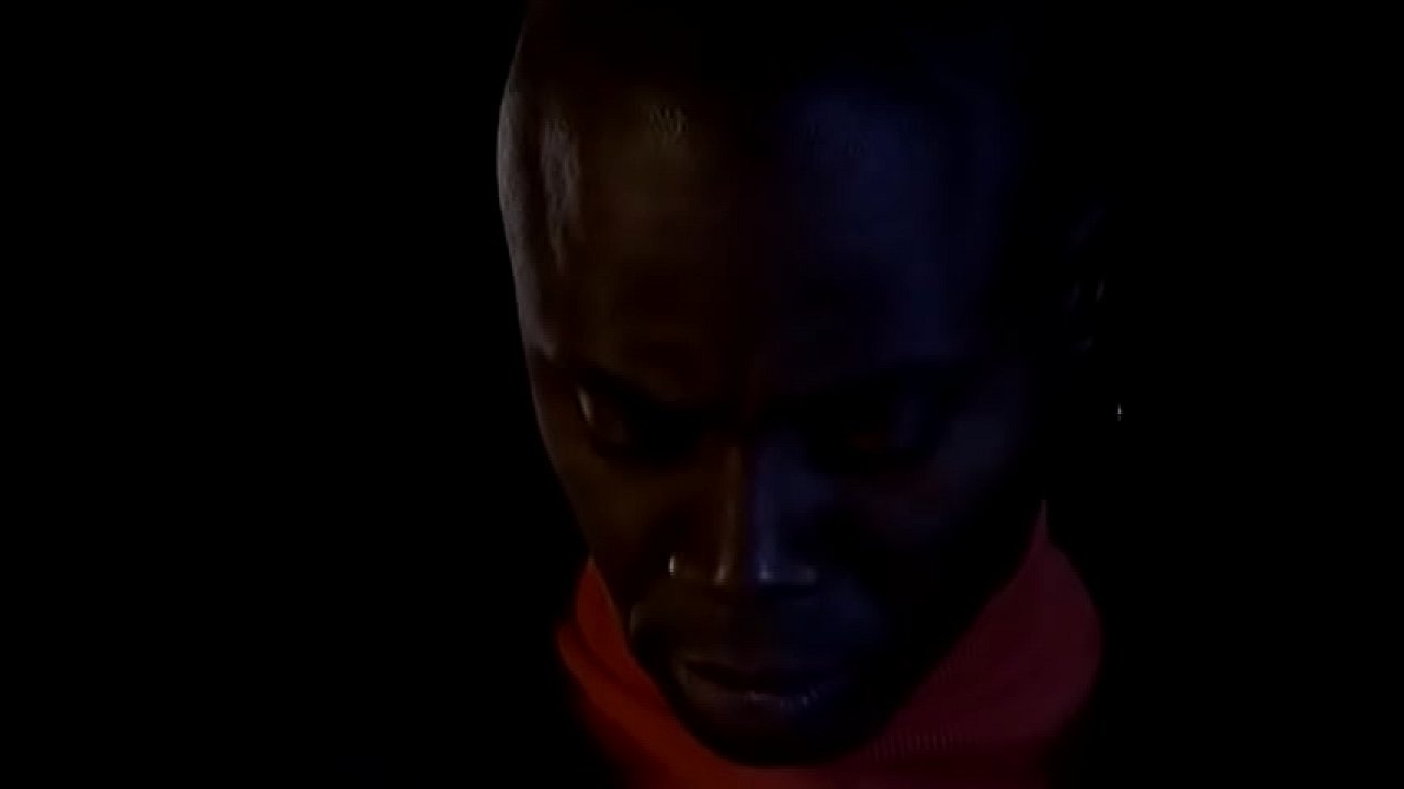 Gorgeous Vanessa closes her eyes and gets a big black dick in her mouth instead of a tube