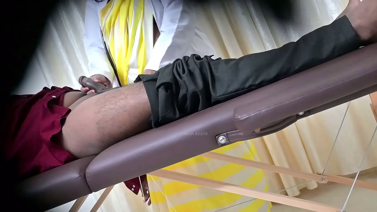 sexy doctor using patient